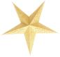 Preview: Baby Twister creme- Foldable glowing Paperstar with 5 points, 40 cm